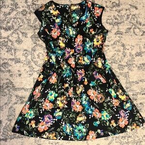 Gabby Skye Fit and Flare Floral Dress
